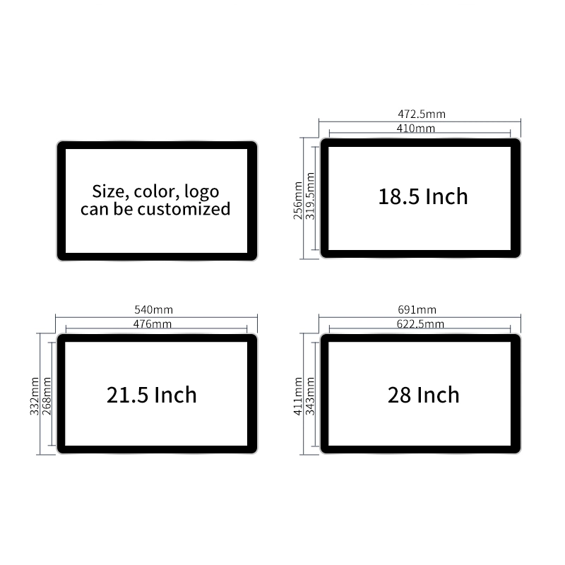 Wallmounted Original Transparent OLED Screen Digital Signage Prices Advertising LED Display Screen