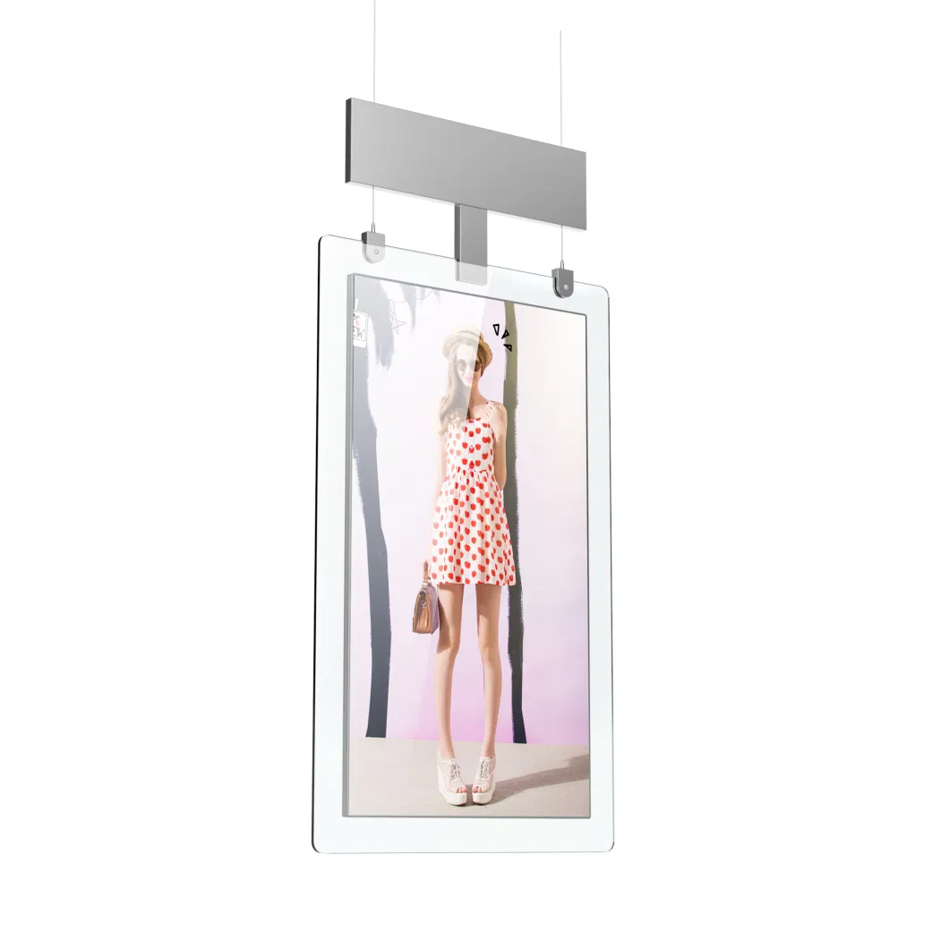 Hanging Double Sided Super Slim Ultra Thin Transparent Digital Signage and Displays