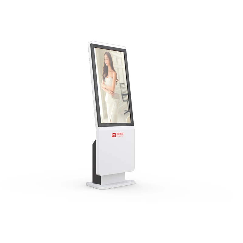 43 Inch Portrait Digital Floor Standing Display Screen All in One Interactive Touch LCD Display