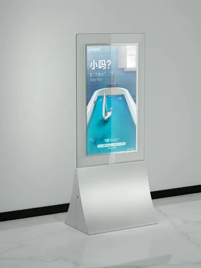 Indoor 55 Inch Touch Screen OLED Display Transparent OLED Screen Kiosk