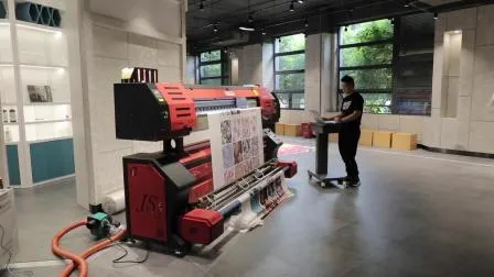 Large Format Digital Dye Sublimation Advertising Flag Polyester Fabric Textile Printing Machine