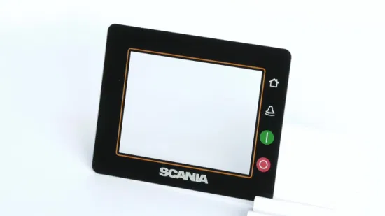 AG/Ar/Af Treatment 3mm Tempered Display Touch Cover Glass for Truck Monitor