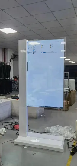 OLED Transparent Screen 55 Inch Digital Signage OLED Transparent Screen Kiosk 
