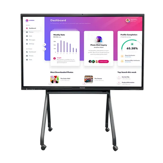 Teaching Meeting Smart LCD Touch Screen Wireless Projection Interactive Whiteboard 