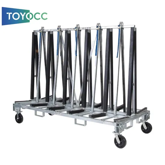 OEM Metal Rack Storage Racks Glass Transport Rack 
