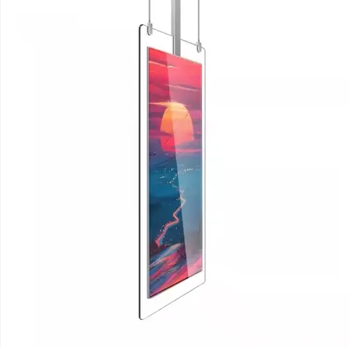 43 Inch Hanging Double Sided Transparent LCD Screen Ultra Thin Advertising Video Display Player Double Signage Digital Signage 