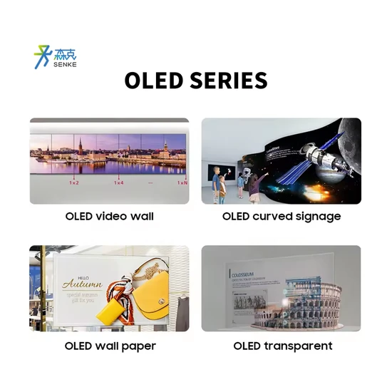 Flexible Transparent OLED Advertising Screen 
