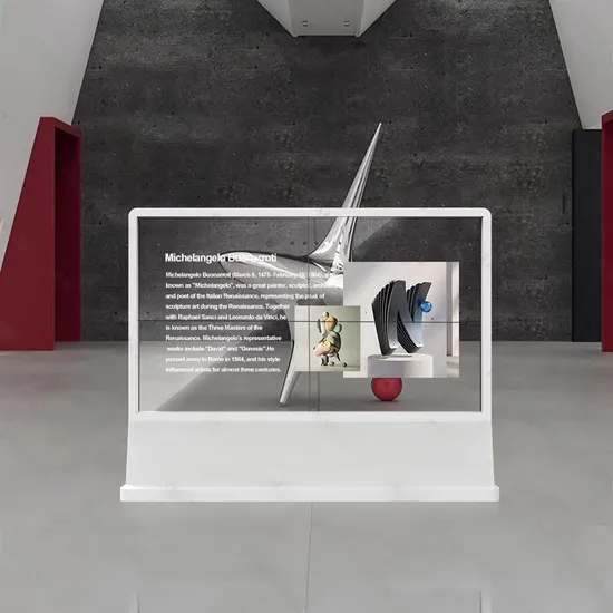 Layson Transparent LCD OLED Screen Display High Transparency Screen Interactive OLED 