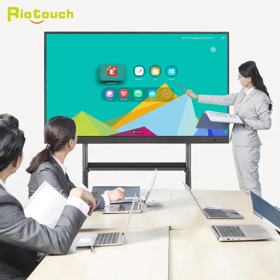 65/75/86/98/105/110 Inch OEM/ODM Customized Ai Interactive Flat Panel Display Whiteboard Smart Board Display Touch Screen 