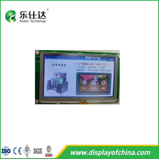 4.3inch LCD Display 800*RGB*480 TFT Touch Screen Driver IC Lt7689 