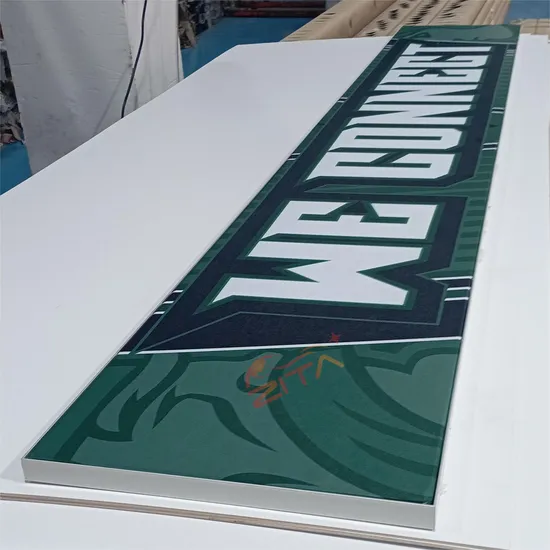 Aluminum LED Backlit Graphic Display with Seg Aluminum Frame 