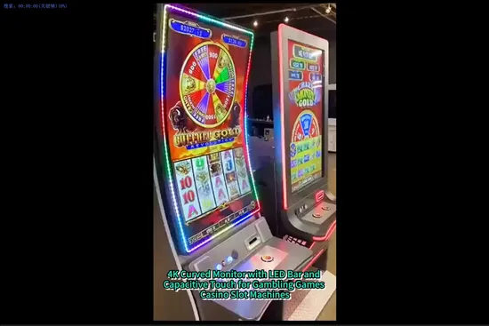 55" S Type Curved Touch Display 3840*2160 Resolution Screen for Slot Game Machine 