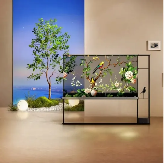 Android 55 Inch2K Transparent OLED Displays and Transparent Interactive Smart OLED Touch Display See Through Screens 