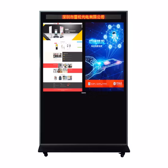 10.1" to 100" Indoor Outdoor High Brightness LCD Advertising Display Infrared Capacitive Touch Monitor Wall Mounted Standing Commercial Touch Screen Display