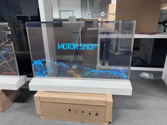 Transparent OLED Screen Display Digital Display Screen Wholesale Ads Display Screen 