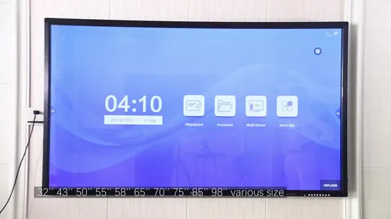 Interactive Smart Touch Screen LED Display for Classrooms 