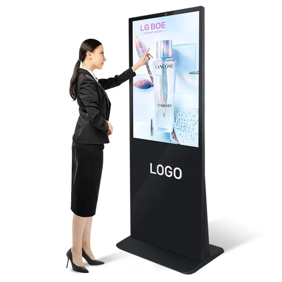 Multisize Shopping Mall Indoor Floor Standing Digital Touch Advertising Player LCD Display 